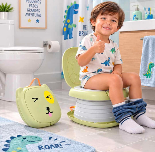 Bacinilla plegable portátil niños osito